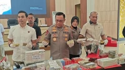 Polda Lampung Gerebek Industri Senpi Ilegal di Kemiling, 3 Orang Ditangkap
