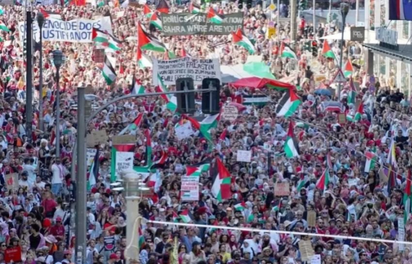 Gelombang Protes Anti-Perang Guncang Eropa, Dunia Khawatir Konflik Gaza-Iran Meluas