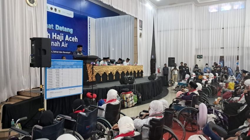 Jemaah Haji Kloter 1 Asal Banda Aceh Tiba Lebih Cepat, PPIH: Semua Berjalan Lancar