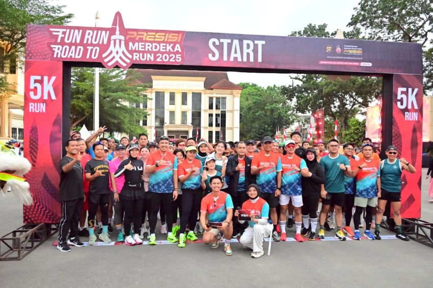 Polda Jambi Gelar Fun Run dan Pesta Rakyat Sambut Hari Bhayangkara ke-79