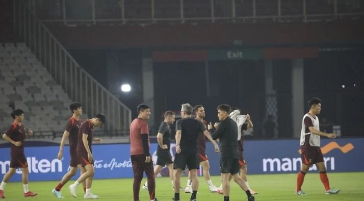 Timnas China Jalani Latihan Resmi di GBK Jelang Laga Kontra Indonesia di Kualifikasi Piala Dunia 2026