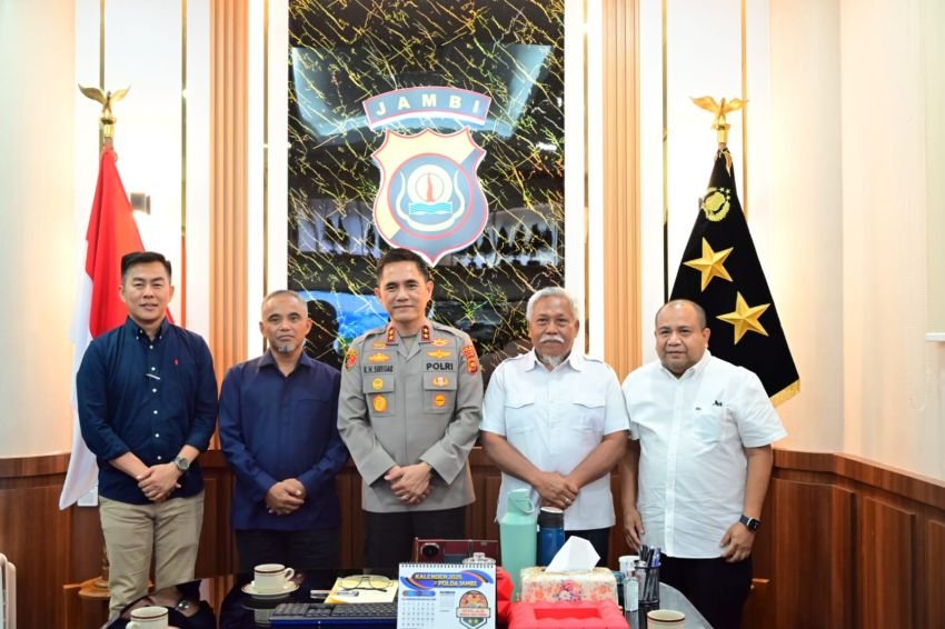 Perkuat Sinergi, Kapolda Jambi Terima Audiensi Jajaran PTPN IV Regional 4