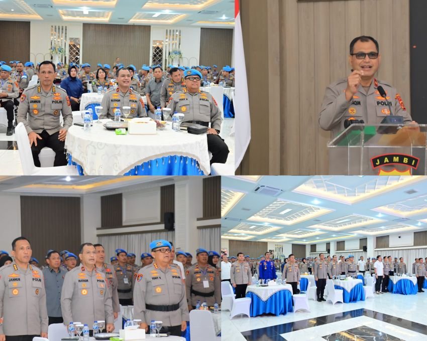 Polda Jambi Gelar Rakernis Propam 2025, Tegaskan Penguatan Pengawasan Demi Polri Presisi
