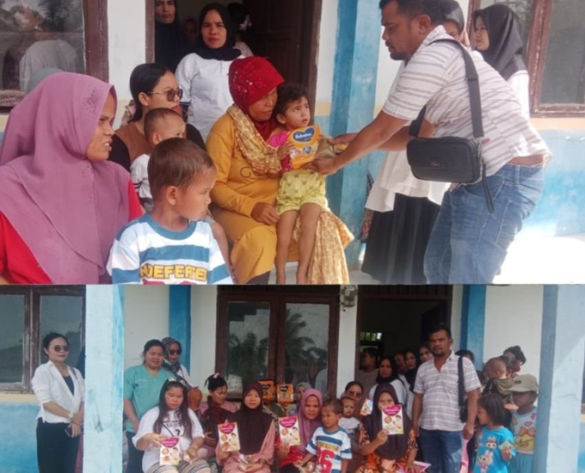 Desa Mombang Boru Salurkan Makanan Bergizi untuk Balita, Ibu Hamil dan Lansia lewat Dana Desa