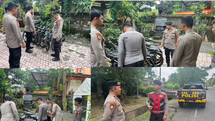 Kasat Samapta Polresta Denpasar Giat Patroli Sepeda, Berikan Himbauan Kamtibmas di Lapangan Renon