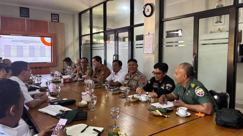 Wakapolres Jembrana Hadiri Rakor Pemutakhiran Data Pemilih Semester II Tahun 2025