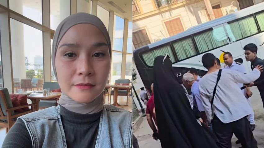 Zaskia Adya Mecca Ungkap Pengalaman Menegangkan Saat Ikut Global March to Gaza di Mesir