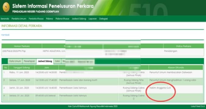 Sidang Kasus Peng3roy0kan Hennita Wati Lubis Ditunda, Aktivis Padangsidimpuan Kecewa dan Soroti Etika Hakim