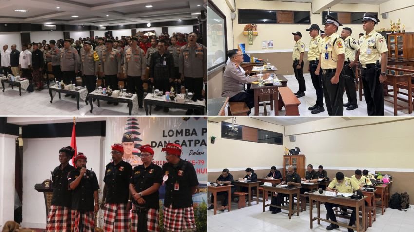 Polda Bali Gelar Lomba Pecalang dan Satpam Teladan, Apresiasi Sinergi Keamanan Adat dan Swakarsa di Hari Bhayangkara ke-79