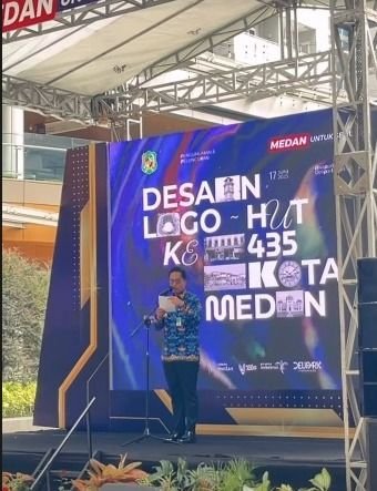 Wali Kota Medan Kobarkan Semangat Baru Sambut HUT ke-435: Logo Resmi Karya Muhammad Mirza Azhmi