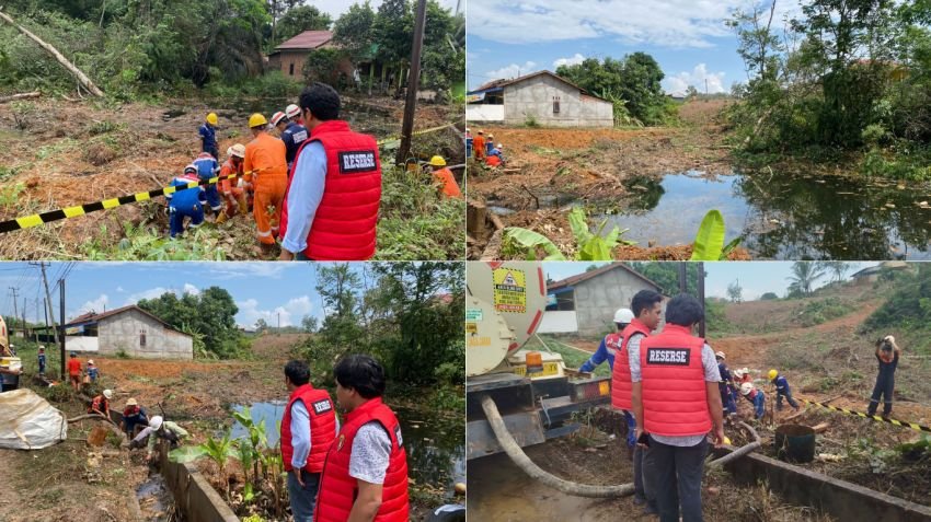 Kebocoran Pipa Pertamina di Muaro Jambi Diduga Akibat Aktivitas Pembukaan Lahan