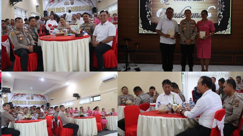 Polres Jembrana Gelar Kenal Pamit Kasat Intelkam dan Kapolsek KP Gilimanuk