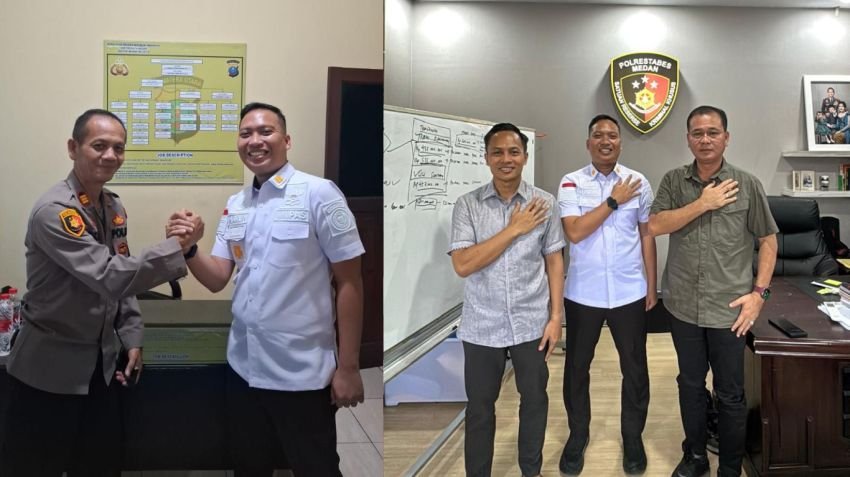 Perkuat Sinergi Keamanan, Ka.Kpr Rutan Medan Audiensi dengan Polsek Helvetia dan Polrestabes