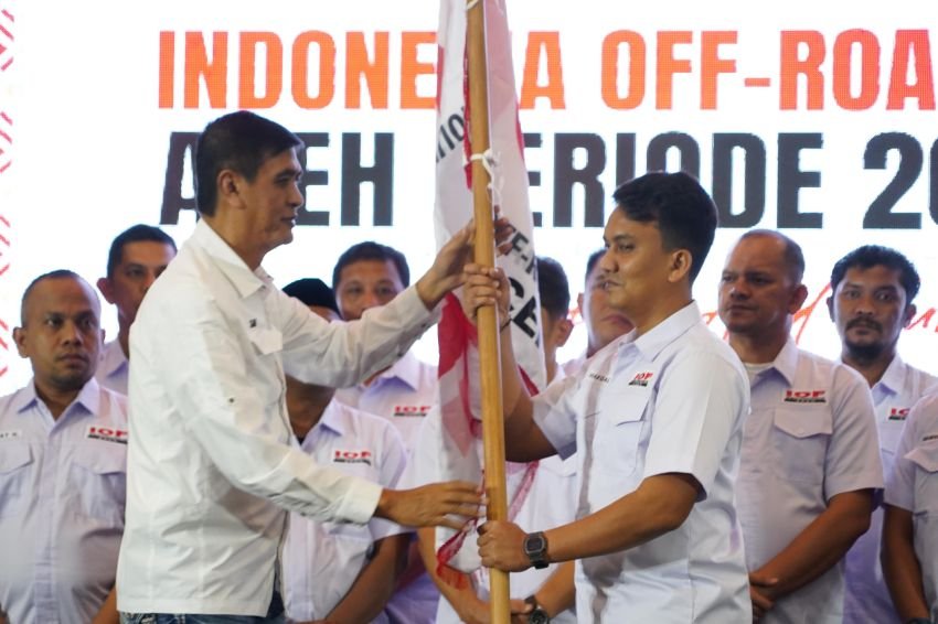 Kasdam Iskandar Muda Hadiri Pelantikan Pengurus IOF Aceh Masa Bakti 2025–2029