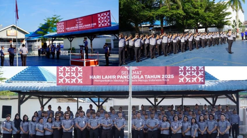 Rutan Kelas I Medan Peringati Hari Lahir Pancasila 2025, Teguhkan Komitmen Kebangsaan