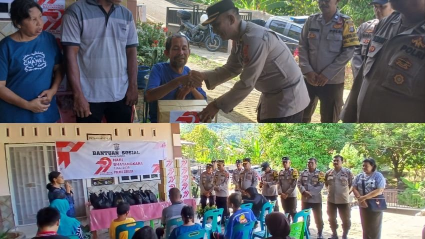 Polres Sibolga Salurkan Bantuan ke Panti Asuhan Disabilitas Hephata dalam Rangka Hari Bhayangkara ke-79