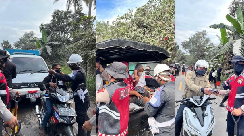 Polda NTT Kawal Warga Hadapi Erupsi Gunung Lewotobi: Imbau Hindari Zona Bahaya dan Gunakan Masker