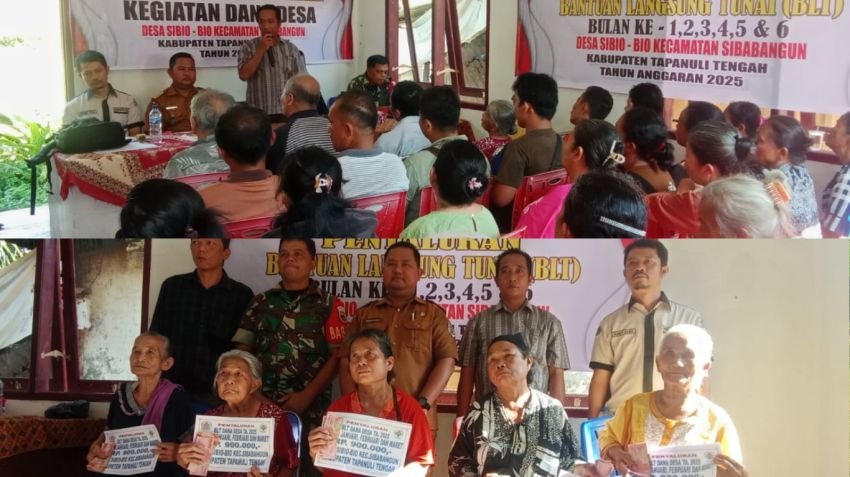 Pemdes Sibio Bio Salurkan BLT Dana Desa Triwulan I dan Bahas Pra Pelaksanaan Pembangunan Tahun 2025