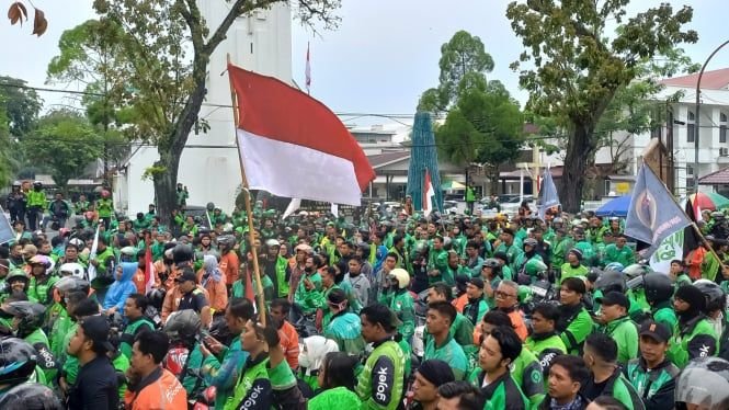 Driver Ojol Medan Kembali Unjuk Rasa, Tuntut Hapus Biaya Langganan dan Regulasi Perlindungan