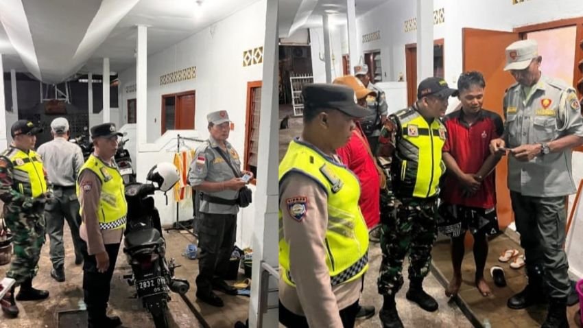 Ciptakan Lingkungan Aman, Polsek Denpasar Selatan Gelar Penertiban Penduduk Pendatang Non Permanen di Sesetan