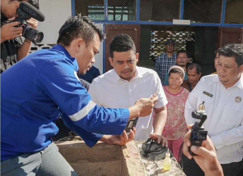 Gubernur Sumut Bobby Nasution Sidak PDAM Samosir, Temukan Air Kuning dan Sistem Pengelolaan Tradisional