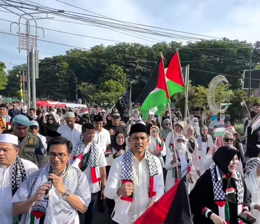 Aksi Bela Palestina di Banda Aceh Kumpulkan Donasi Rp2 Miliar