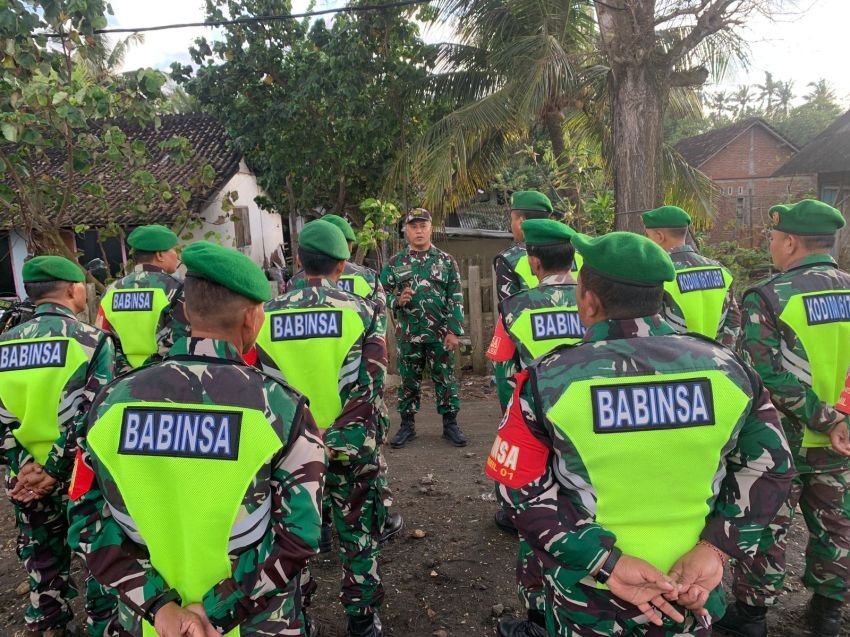 Kodim 1617/Jembrana Gelar Apel Siaga Bencana di Pantai Pebuahan, Antisipasi Dampak Tragedi KMP Tunu Pratama Jaya
