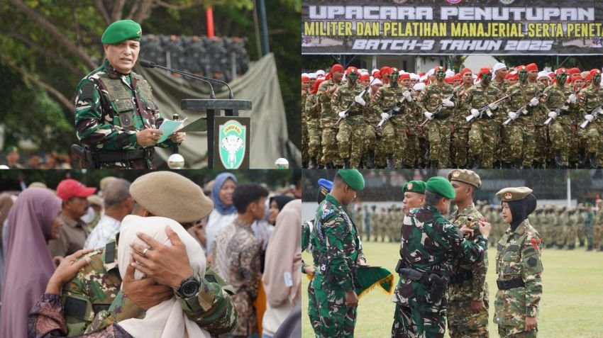 Pangdam IM Tutup Pendidikan SPPI Batch-3: Cetak Generasi Muda Tangguh dan Patriotik