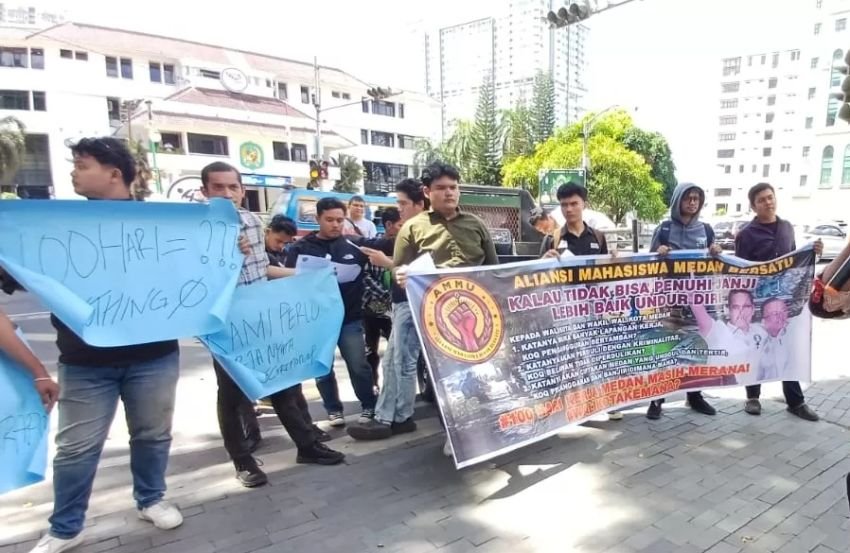 Aliansi Mahasiswa Medan Desak Wali Kota Rico-Zaki Mundur: Janji Kampanye Dinilai Belum Terpenuhi