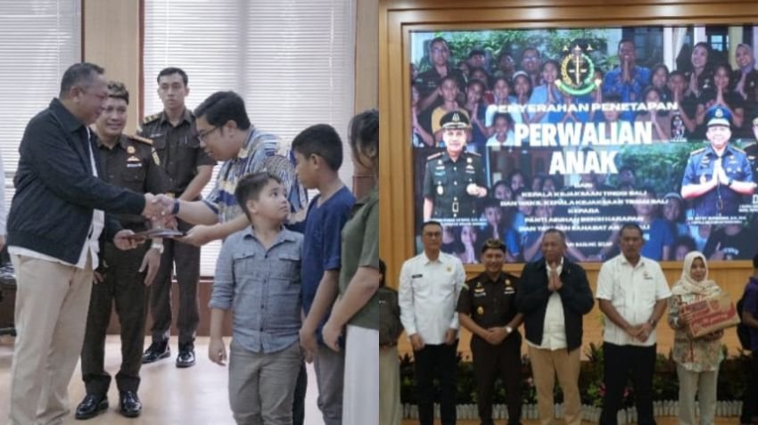 Langkah Humanis Kejari Badung: Resmikan Hak Perwalian 5 Anak & Salurkan Bantuan Sosial