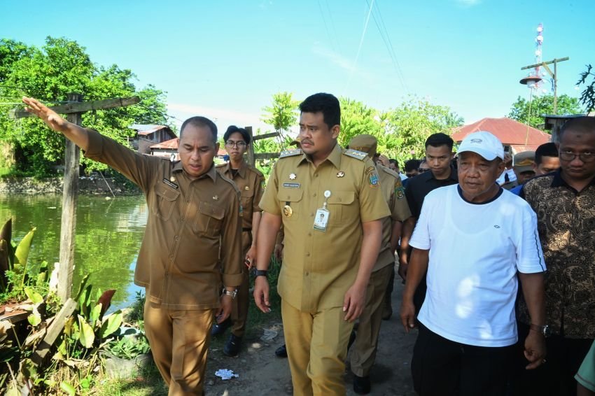 Puluhan Tahun Dilanda Banjir, Warga Langkat Bersyukur Gubernur Bobby Nasution Tepati Janji Benahi Waduk