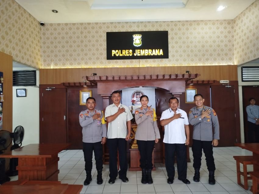 PP Polri Jembrana Audiensi dengan Kapolres, Siapkan Rangkaian HUT ke-26