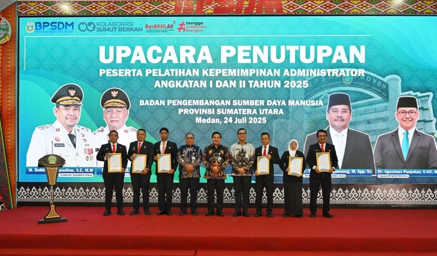 Sekdaprov Sumut Togap Simangunsong Tutup PKA 2025, Ajak Alumni Bangun Jaringan dan Kolaborasi ASN