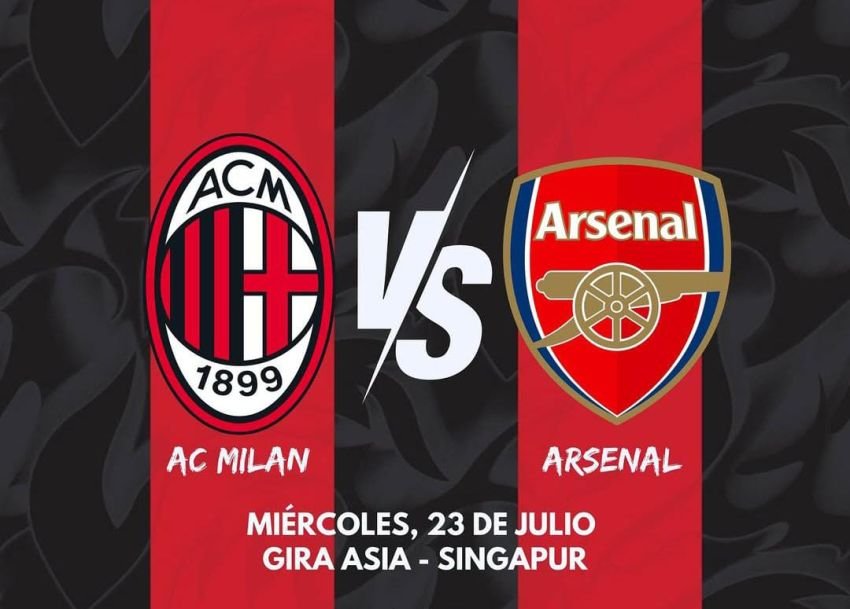 Duel Sengit di Singapura Malam Ini! Cek Link Live Streaming Arsenal vs AC Milan Disini!