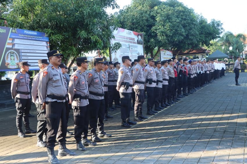Apel Jam Pimpinan, Wakapolres Jembrana Tekankan Etika Personel dan Atensi Operasi Patuh