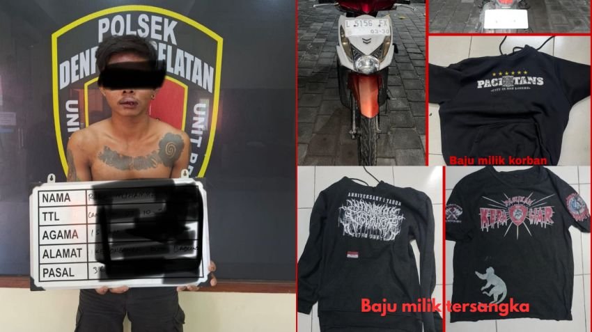 Hanya Gara-Gara Jaket, Pria di Denpasar Nekat Rampas Motor dan Aniaya Korban!