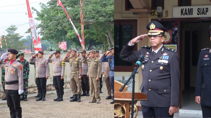 Perdana, Polsek Geragai Gelar Upacara HUT RI ke-80 di Lapangan Mako