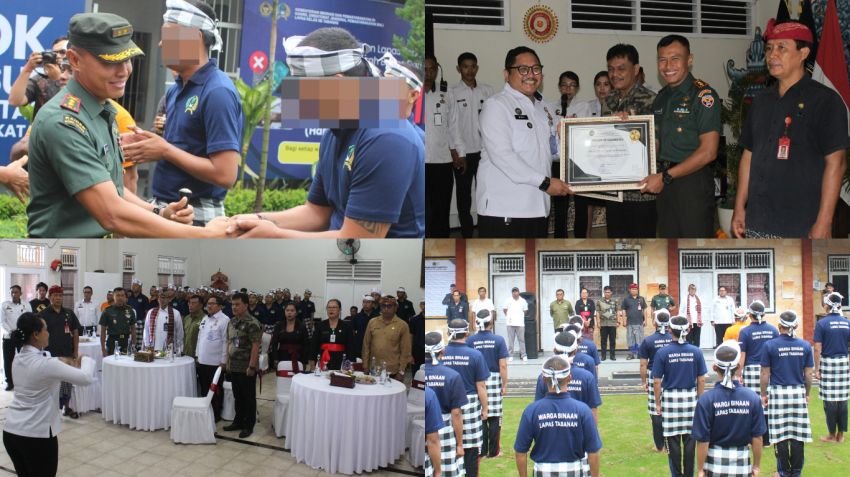 Dandim 1619/Tabanan Apresiasi Peluncuran Maskot dan Tata Nilai Baru Lapas Kelas IIB