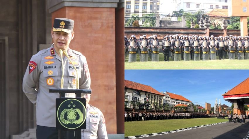 Polda Bali Kerahkan Pasukan Gabungan untuk Amankan Unjuk Rasa Masyarakat