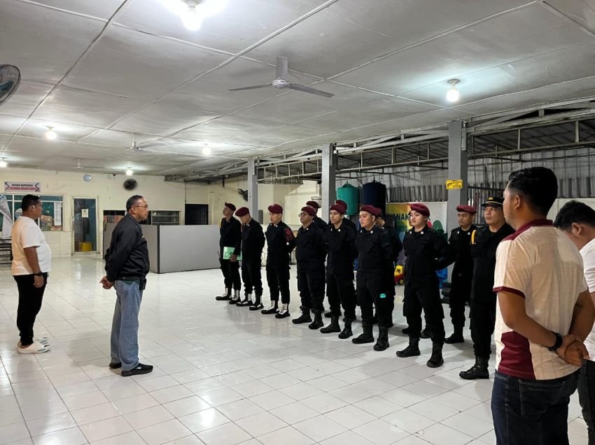 Apel Regu Jaga Lapas Labuhan Ruku, Kalapas Turun Langsung Beri Arahan dan Kontrol Blok Hunian