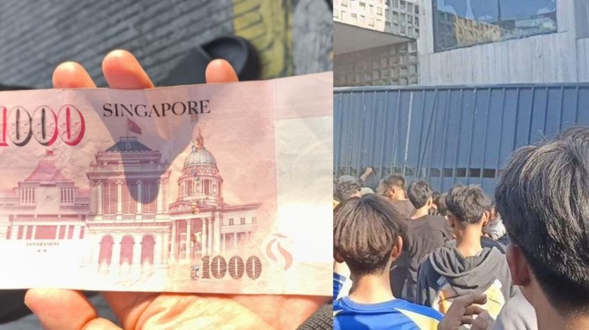 Massa Serbu Rumah Ahmad Sahroni di Tanjung Priok, Uang Dolar Singapura Ditebar ke Jalan