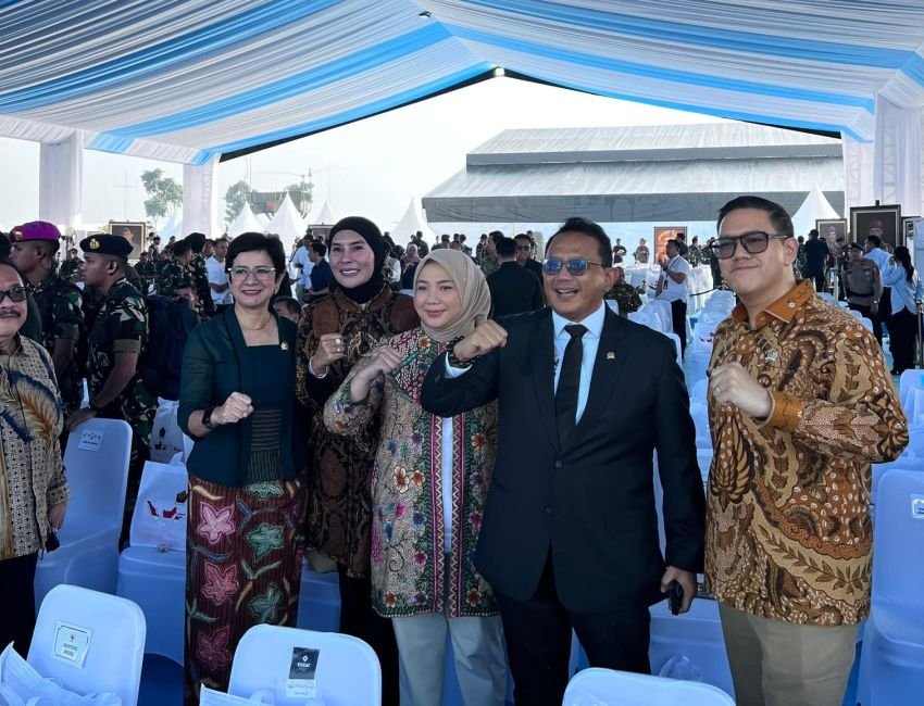 Trinovi Khairani Sitorus Hadiri Upacara Gelar Pasukan TNI Bersama Presiden Prabowo: Komitmen Kuat Jaga Kedaulatan NKRI