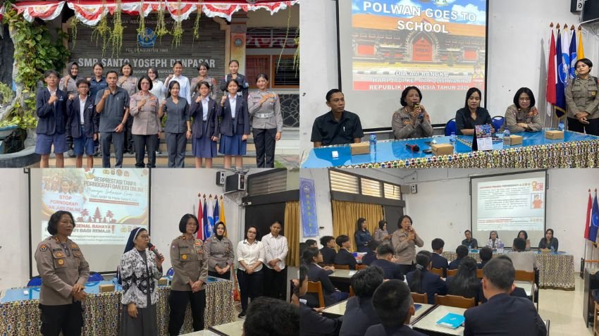 Peringati Hari Jadi ke-77, Polwan Polda Bali Gelar “Polwan Goes to School”: Edukasi Tentang Cyberbullying dan Bahaya Media Sosial