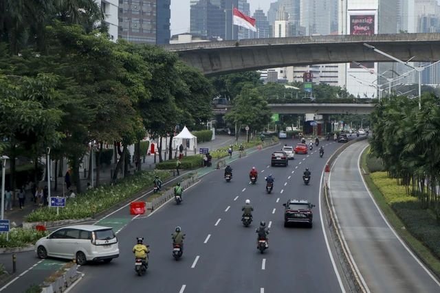 Arus Lalu Lintas di Jakarta Lancar Seiring Cuti Bersama HUT ke-80 RI