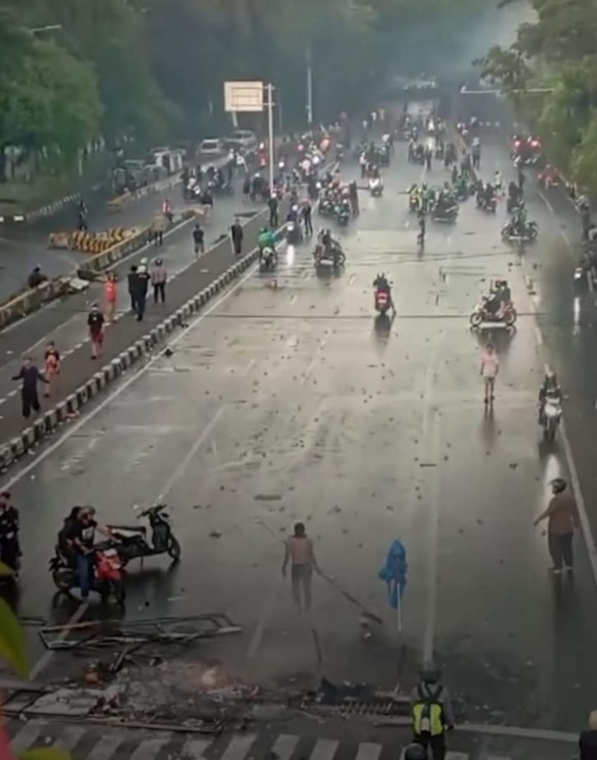 Imbas Tragedi Driver Ojol, Situasi Kota Jakarta Memanas