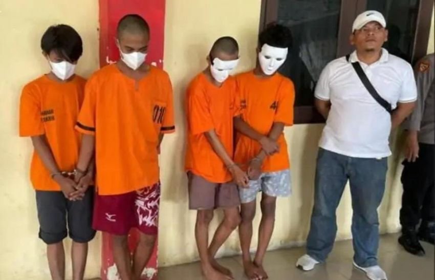 Motif Sakit Hati, 4 Remaja di Deli Serdang Habisi Nyawa Teman Sendiri dan Coba Rekayasa Kematian