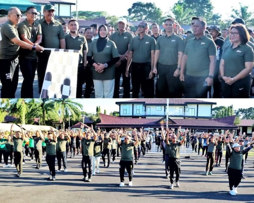 Bupati Simalungun dan Danrem 022/PT Gelar Olahraga Bersama Forkopimda: Merajut Kebersamaan, Bersinergi untuk Negeri