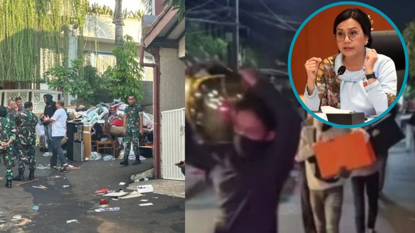 Rumah Menkeu Sri Mulyani Juga Dijarah Massa di Bintaro Dini Hari, Barang Elektronik hingga Perhiasan Digondol!
