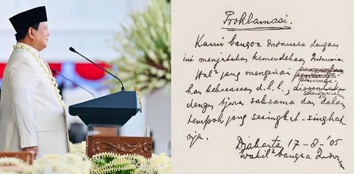 Di Hadapan Rakyat, Presiden Prabowo Bacakan Teks Proklamasi: “Semangat Kemerdekaan Harus Lintas Generasi”