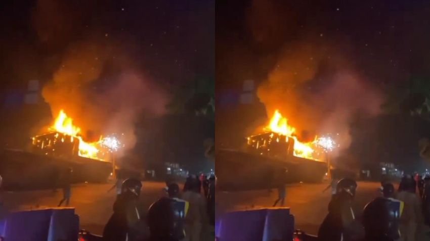 Tawuran di Medan Belawan, Dua Rumah Terbakar dan Tiga Orang Luka-luka